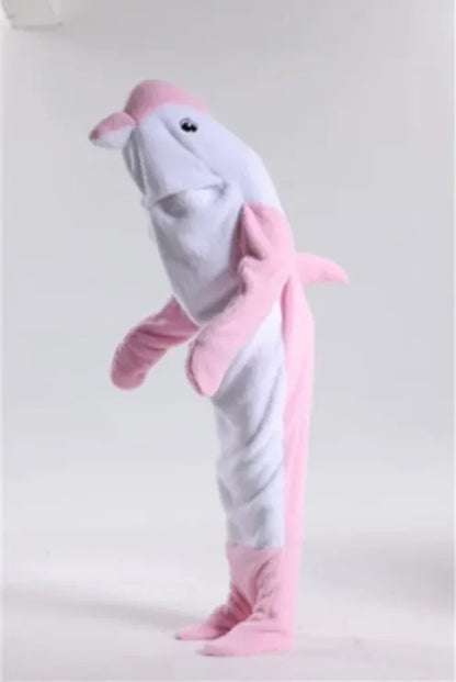 Cozy Dolphin Hoodie Blanket
