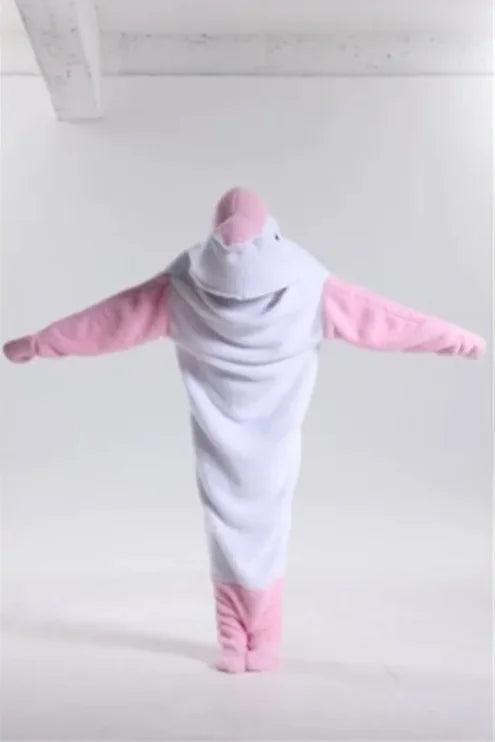 Cozy Dolphin Hoodie Blanket